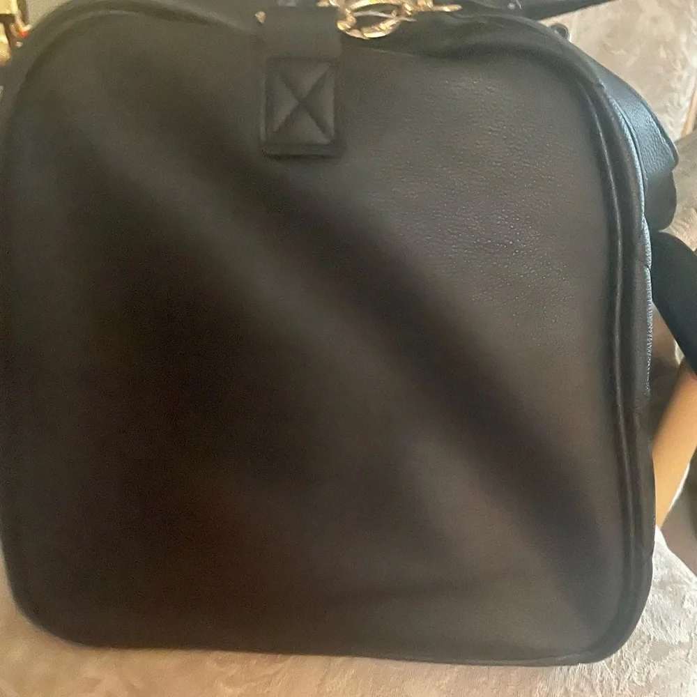 - Primark Disney Black and Gold Studded Mickey Mouse Weekender Travel Bag - Picture 5 of 7